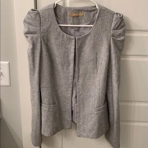 Parisian grey blazer purchased in Paris.